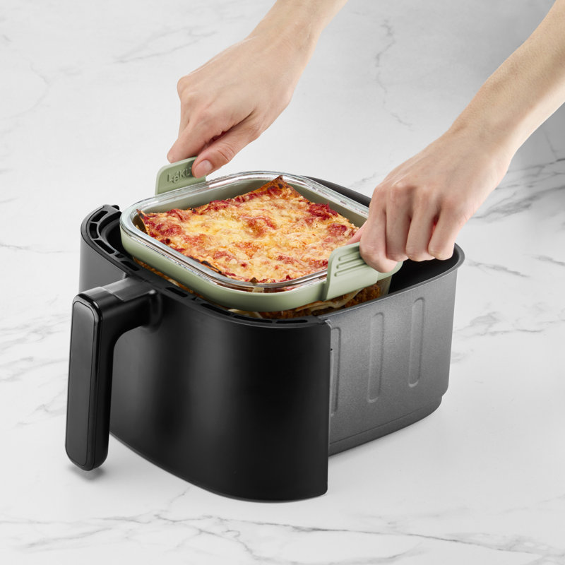 Lékué Air Fryer Square Glass Dish 