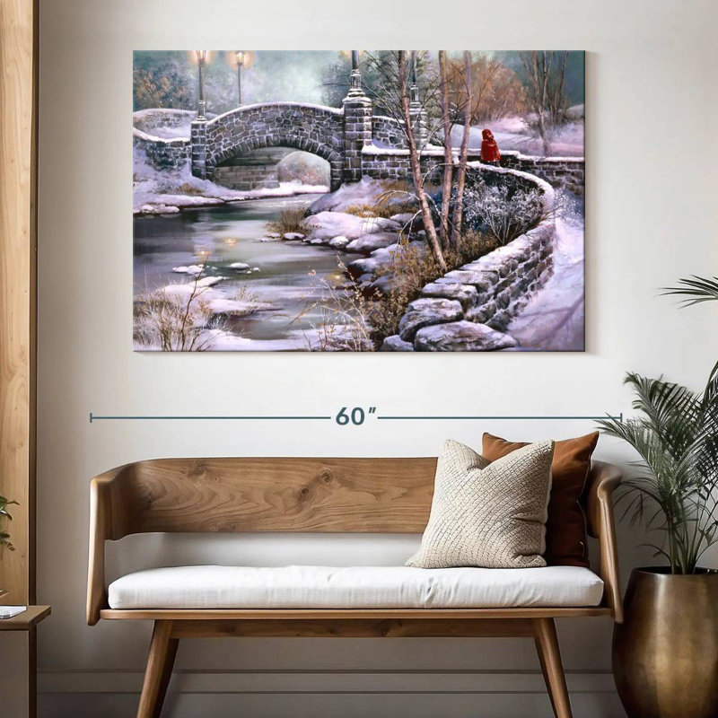 Alvord Campbell's Crossing, H 34 po x l 51 po