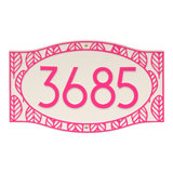Frond Neohaus 1-Line Personalized Wall Address Plaque