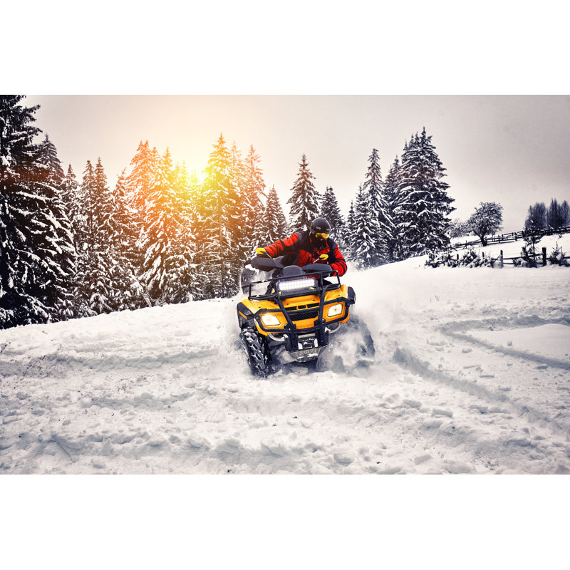 Quad Bike by 6okean - Wrapped Canvas Print, 61cm H x 91cm W