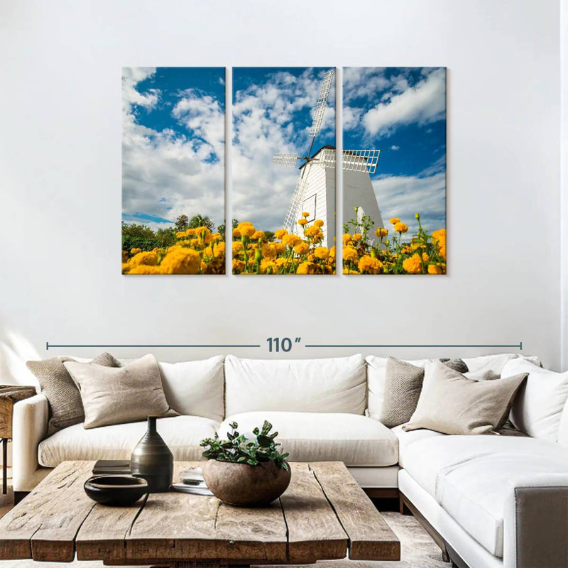 Alvord Spring Windmill, 48" H x 74" W