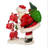 Kurt Adler 10.5-Inch Fabriché Santa Checking Mail