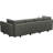 Kimbrel Modular Sectional Sofa Modular Sleeper Couch Convertible Sectional Sofa Bed Set Oversized Couch Reversible Chaise-1642012790