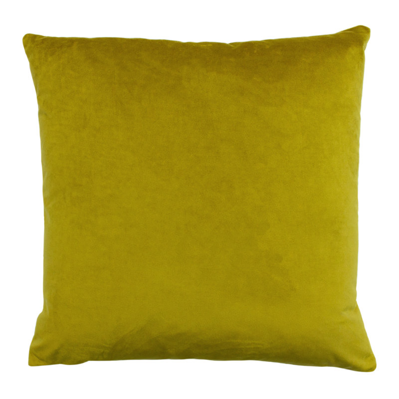 Floral Square Scatter Pillow Cover, Gold/Teal