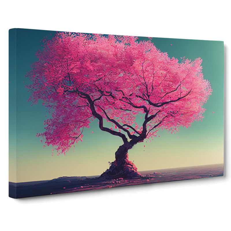 Delightful Cherry Blossom Tree - Wrapped Canvas, 35cm H x 50cm W x 3cm D