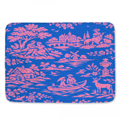 Pastoral Country Scene Bath Mat
