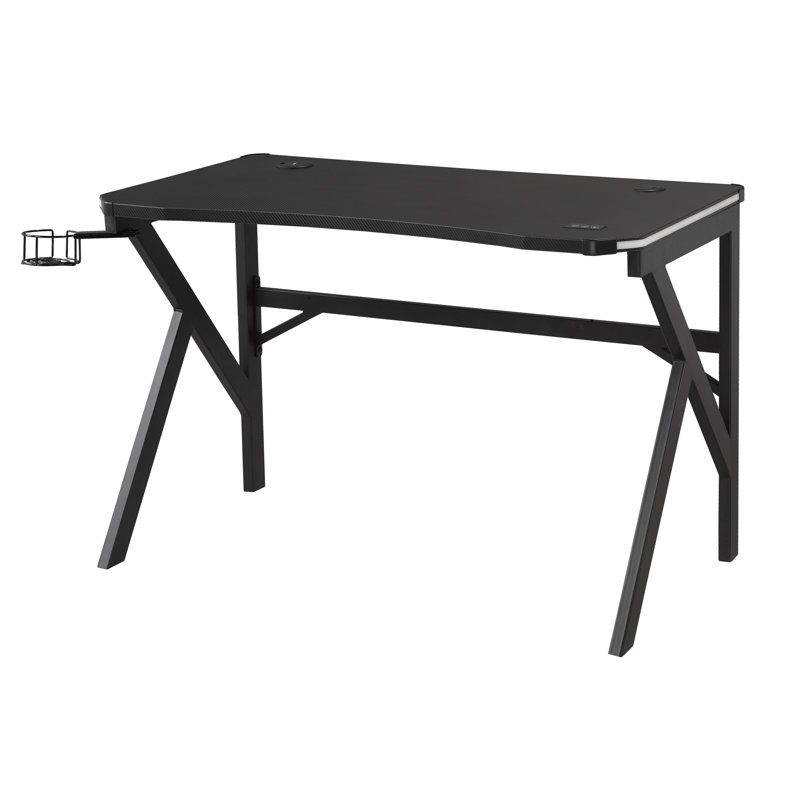 Bureau de jeu Amazen Pepita, noir