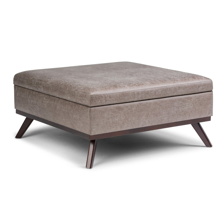 Wade Logan® Arinda Upholstered Ottoman & Reviews