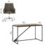 Ensemble de bureau et de chaise réversible Cabot