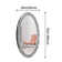 Amla 35" Oval Wall Mirror with Crushed Diamond Inlay