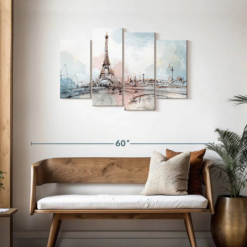 Keesha rougissant à Paris, H 27 po x l 43 po