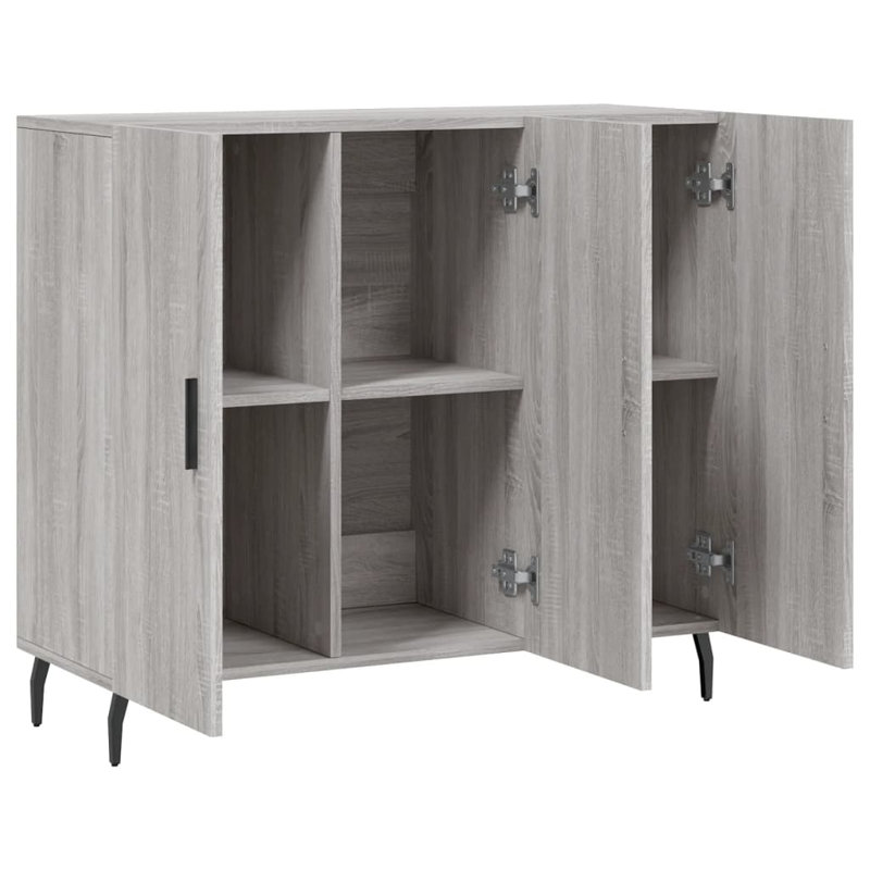 Lincolnia 3 - Door Rectangle Accent Cabinet, Grey Sonoma