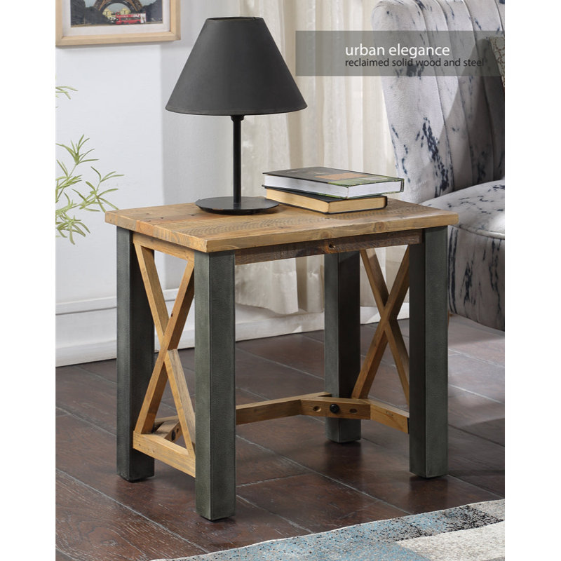 Calder Solid Wood End Table