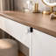 Commode à tiroir, commode blanche pour chambre à coucher, commode 6 tiroirs avec tiroir large et poignées en métal, commode blanche, commodes en bois et commodes pour couloir