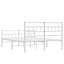 Vidaxl Metal Bed Frame With Headboard And Footboard-92443581