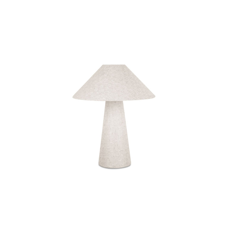 Lampe de table Nori blanc moucheté