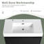 36 Inch Freestanding Bathroom Vanity with Resin Sink, Soft-Close Doors, Dark Oak-2136711169-2136711181