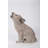 Howling Wolf Pup Statue