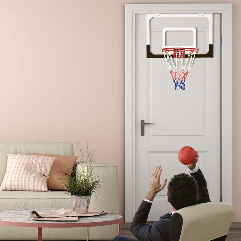 Isabelle & Max Crippen Basketball Hoop Over The Door