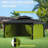 4-Panels Sidewall Curtains For Gazebo, Only Curtains-113300396-111655996