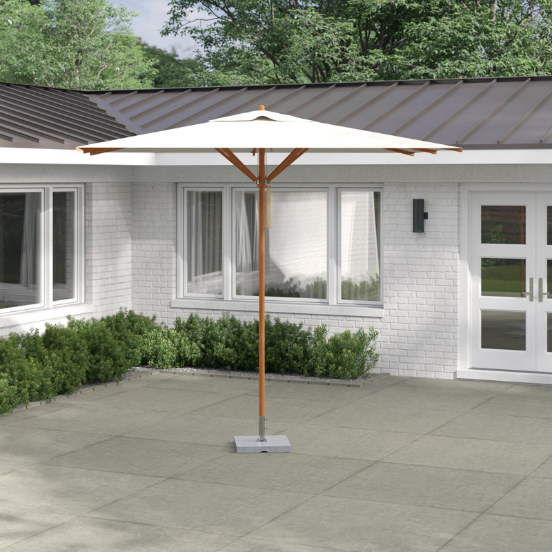 Yadira 300cm X 200cm Rectangular Market Parasol, Ecru