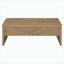Table basse rustique en bois de manguier avec plateau relevable et table de salon fonctionnelle avec rangement