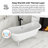 66'' X 30'' Acrylic Freestanding Soaking Bathtub In Glossy Black