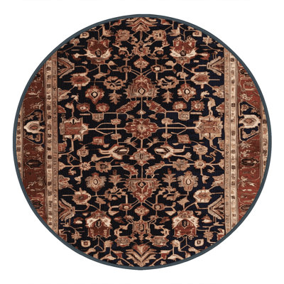 Machine Washable Persian Brown Area Rug