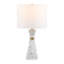 Lampe de table à DEL en fer sablier / fer de style contemporain Art Deco Artezz 24 "