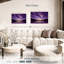 «Purple Night Sky» sur impression sur toile-650116175
