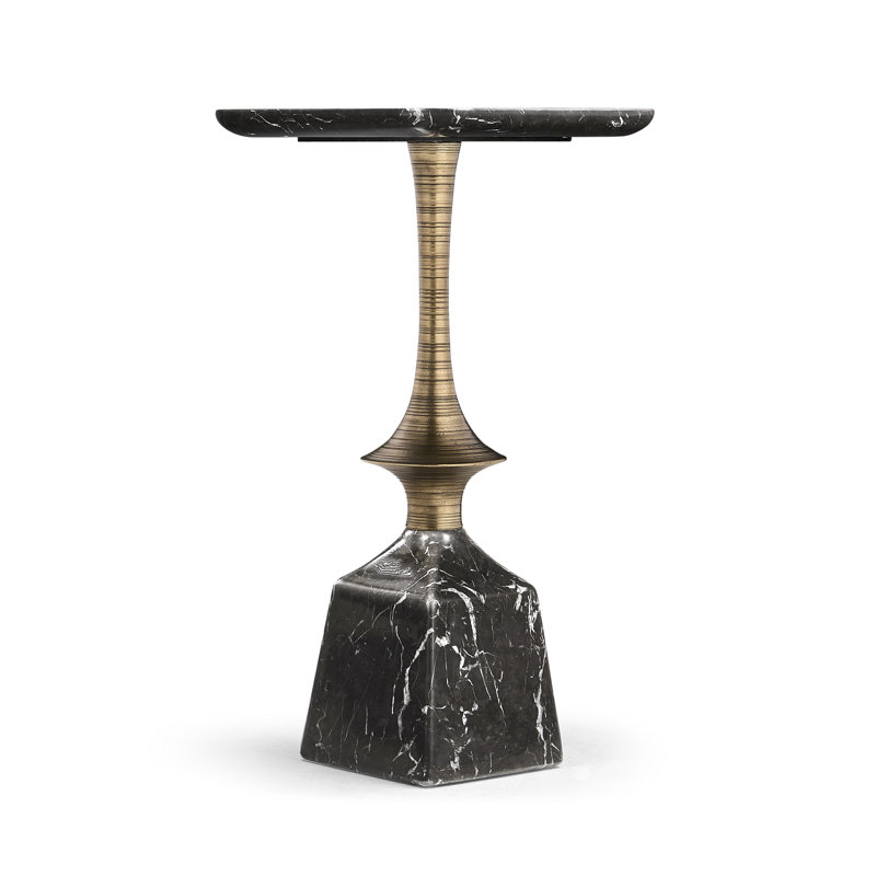 JC Modern Stone Harbor Martini Table, Black, Black