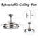 Deljunco 36'' Ceiling Fan with LED Lights