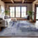 Premium Machine Washable Nigel AMF1067 Squares Rug