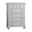 Commode 6 tiroirs Glendale blanc pur