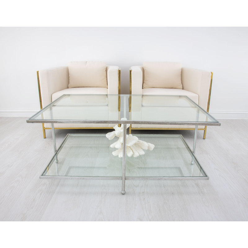 Romana Coffee Table, Silver