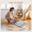 Malaika Machine-Washable Non-Slip Medallion Area Rug-2138617559-2138617563