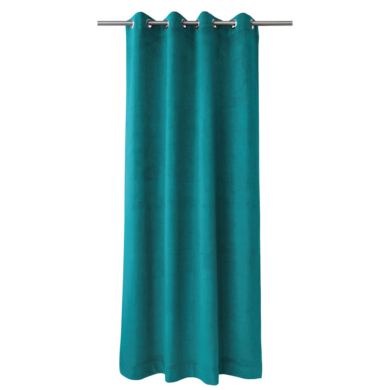 Blackout Single Curtain Panel, Turquoise