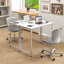 Petit bureau d'ordinateur de 40 pouces avec structure en métal robuste
