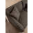 Nathanel Stylish Corner Sofa, Brown, 113.4 x 42.5 x 31.1 inches | Durable Beech Wood & Chipboard Frame | 100% Polyester Fabric, Dry-Cleanable | 28 DNS Soft Foam & Silicone Back Cushion | Elegant Design with Walnut Legs-90667749