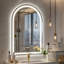 Lunara UL Certified Arch Wall Mirror, LED Bathroom Vanity Mirror with Dimmable 3-Color Lighting & Anti-Fog-1309742256