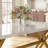 Metal Base Dining Table