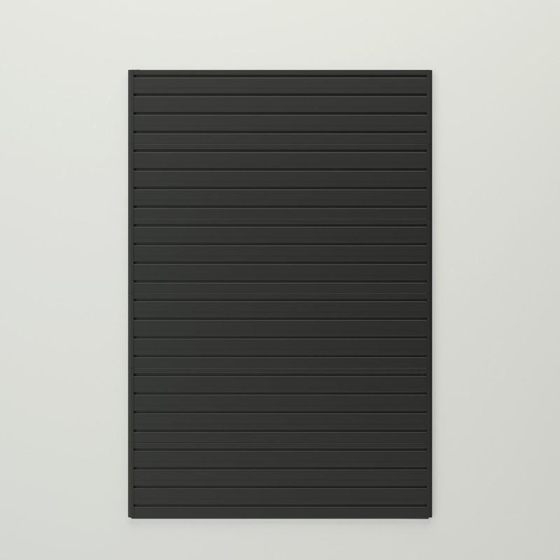 Starter 72"H x 48"W Slatwall, Black