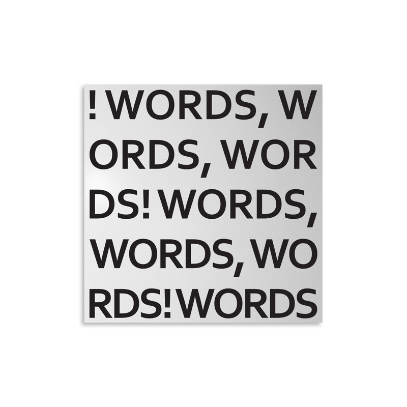 Words Magnetic Wall Mounted Photo Memo Board