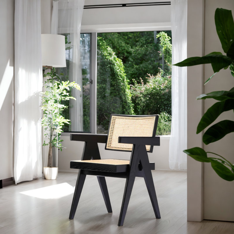  Chaise de salle à manger Jamilla, Noir