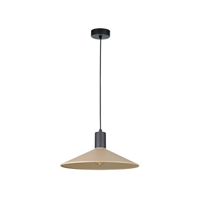 1 - Light Matte Black Dome Pendant