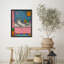 Cute Cat Bath Framed Wall Art Prints - Cartoon cat in bathtub, for bathroom-125212099-125212103
