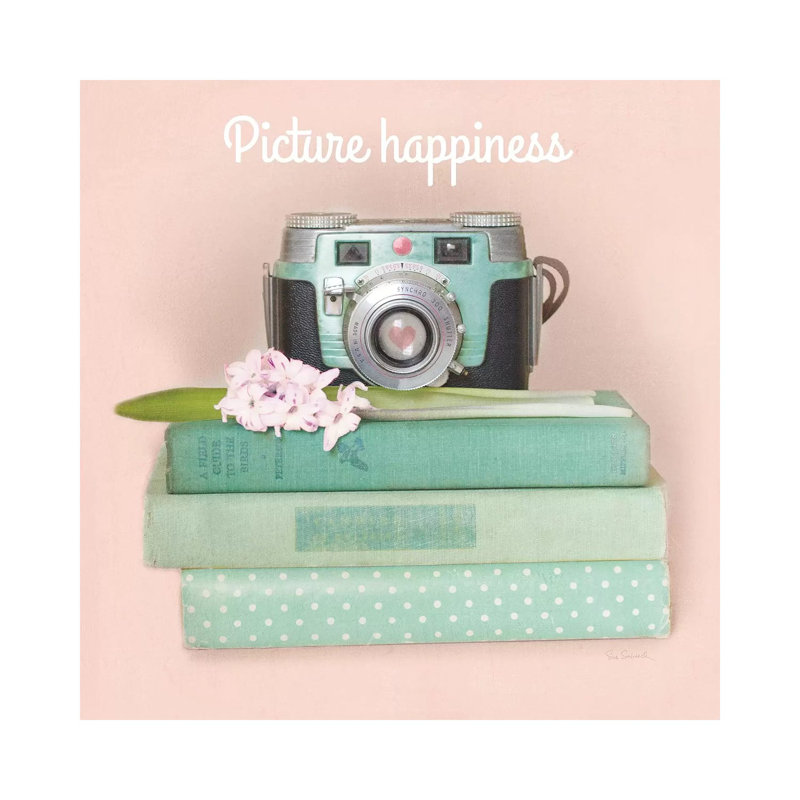 Love Office III: Picture Happiness by Sue Schlabach - Wrapped Canvas Painting, 45.72 cm H x 45.72 cm W x 3.175 cm D