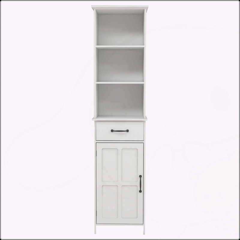 Armoire autoportante polyvalente à double porte pour différents espaces, Gris