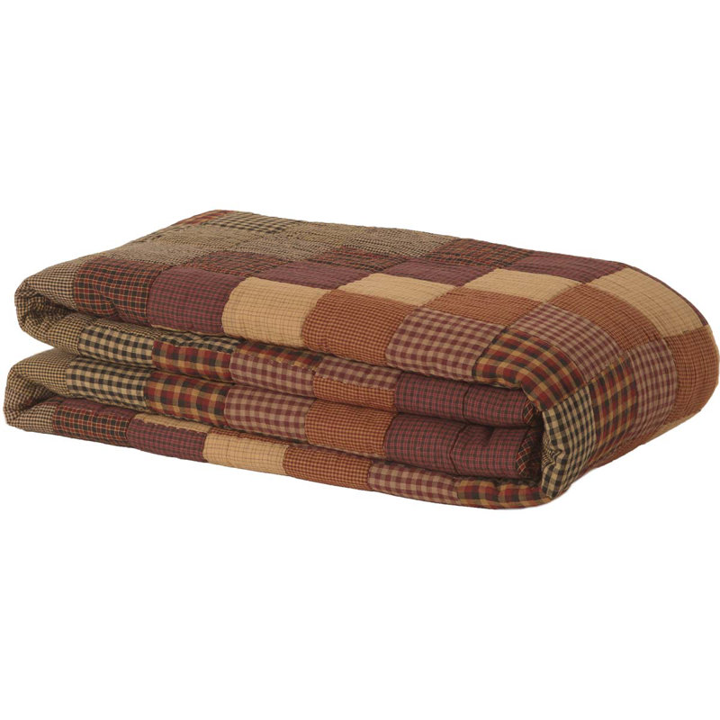 Heritage Farms Queen Cotton Reversible Patchwork Quilt