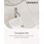 Robinet de lavabo à vasque H 12 po avec bonde escamotable Angelsey-115657356